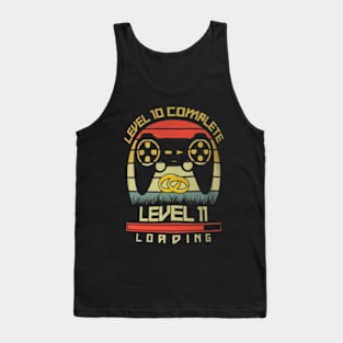 Level 10 Complete 11 Loading 10th Wedding Anniversary Tank Top